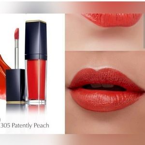 ESTEE LAUDER 305 PATENTLY PEACH PURE COLOR ENVY PAINT-ON LIQUID LIPCOLOR